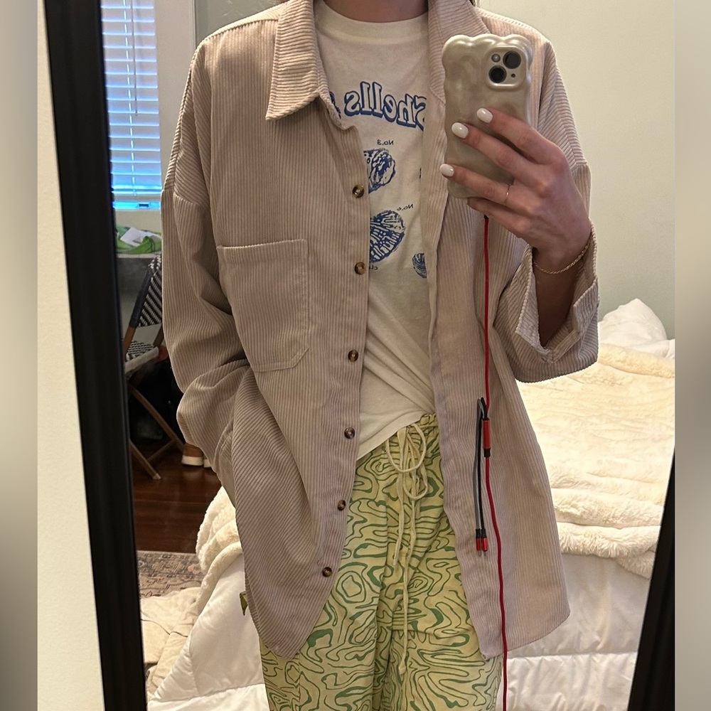 Corduroy button down